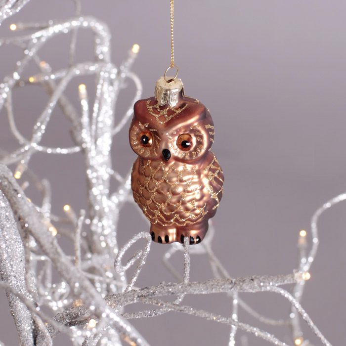 Owl Christmas Decorations UK. Buy Online Free p & p
