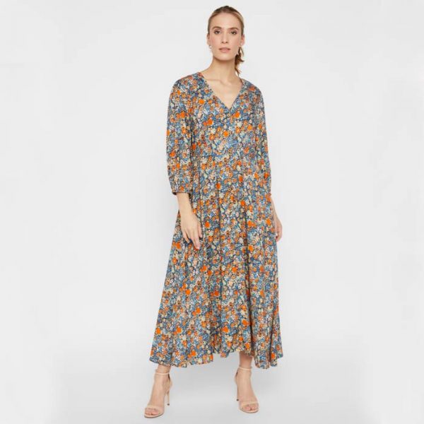 Yas Floral Maxi Dress For Sale Online UK With Free UK Delivery