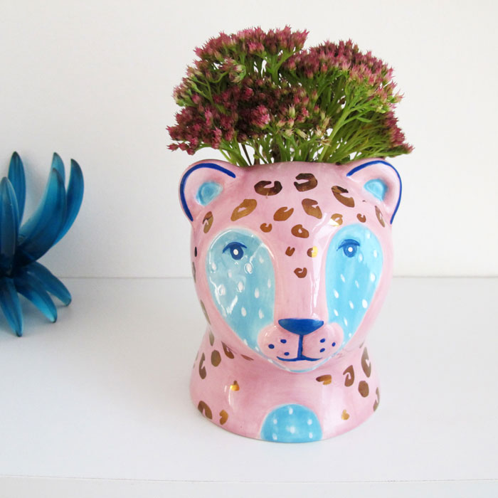 Leopard Plant Pot - Buy Online UK