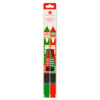 Set Of 2 Tall Nutcracker Dinner Candles In Red & Green - By Source Lifestyle