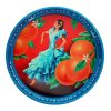 The Spanish Lady Round Tray With Oranges - By Source Lifestyle