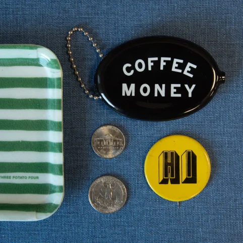 Rubber Coffee Money Coin Pouch - From Source Lifestyle UK