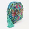 Colourful Beaded Happy Quilted Makeup Bag In A Floral Design - From Source Lifestyle