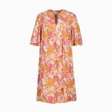The An'ge Pink Jungle Print Dress In A Tunic Shape - From Source Lifestyle UK