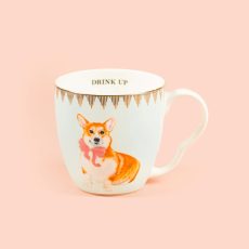 Yvonne Ellen Corgi Mug With "Drink Up" On The Inside - From Source Lifestyle