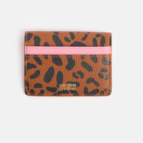 Leopard Print Coin Purse With Pink Trim - From Source Lifestyle UK