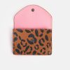 Leoaprd Print Coin Purse With 3 Card Pockets & Popper - From Source Lifestyle UK