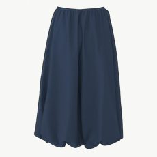 Dark Blue Object Balloon Midi Skirt With Elasticated Waist - From Source Lifestyle UK