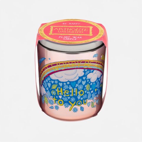 Be Happy Scented Candle In A Colourful Jar - From Source Lifestyle UK