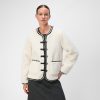 Object Pauline Teddy Jacket With Black Top Stitching - From Source Lifestyle UK