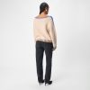 Object Blanket Stitch Jumper In Soft Cream - By Source Lifestyle UK