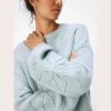 Object 3D Flower Knit Jumper On The Front & Sleeves - By Source Lifestyle UK