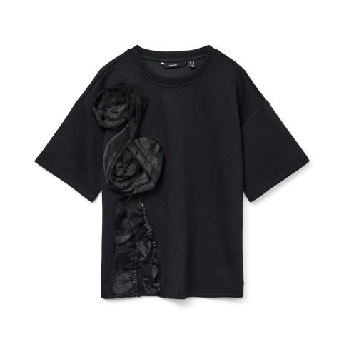 Vero Moda Applique Flower T-Shirt - From Source Lifestyle UK