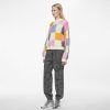 Recycled Polyester Pieces Colourful Check Jumper - By Source Lifestyle