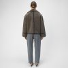 Short Object Teddy Jacket With Contrast Blanket Stitching - By Source Lifestyle UK