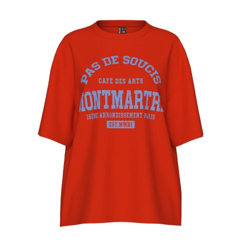 Organic Cotton Pieces Orange Montmartre T-Shirt - By Source Lifestyle