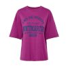 Organic Cotton Magenta Pieces Montmartre T-Shirt - By Source Lifestyle