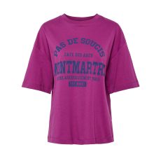 Organic Cotton Magenta Pieces Montmartre T-Shirt - By Source Lifestyle