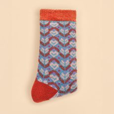 Powder Fair Isle Cosy Socks In Blue & Orange - From Source Lifestyle UK